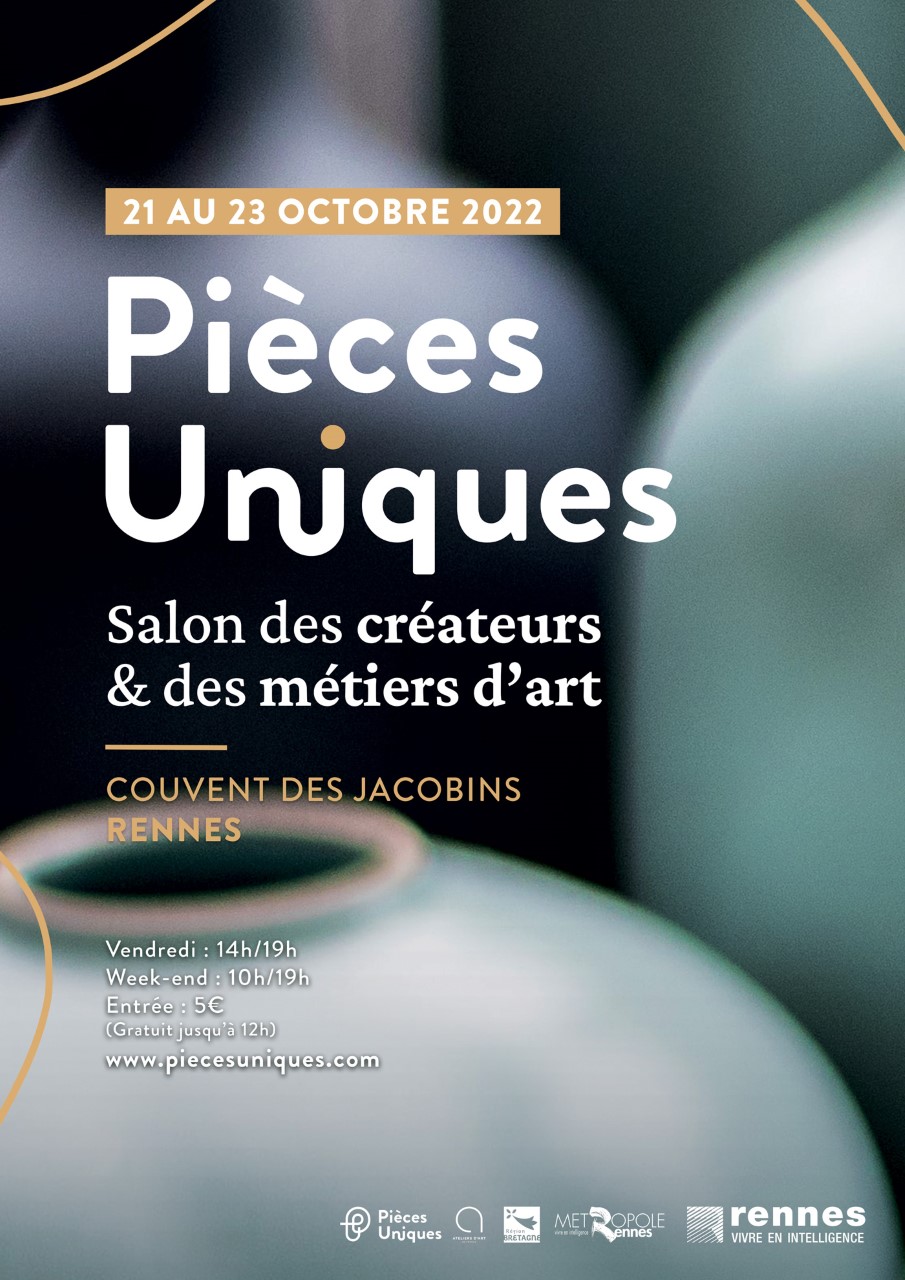 Salon Pièces uniques couvent des jacobins 21-23 octobre 2022