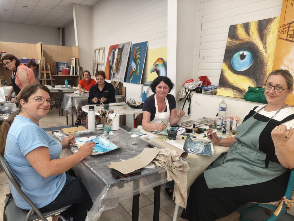 Stage Art journal La Cité des Arts de Rennes 2025 - Cours de Mixed Media avec Corinne ROLLET
