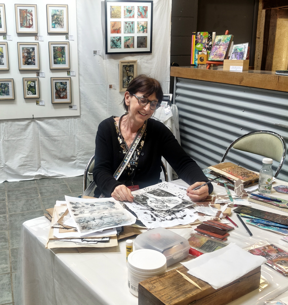 Salon métiers d'art Mordelles 2026 - Démonstrations de l'artiste Cocofolies