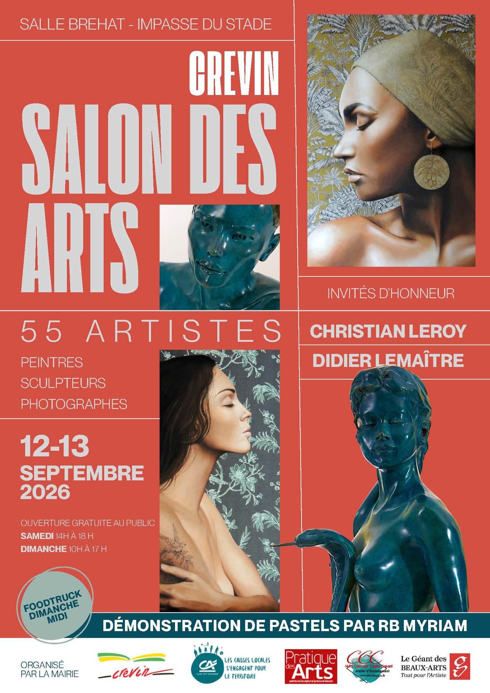 affiche 2026 6ème Salon de peinture de Crevin